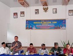 Lembaga Anti Narkotika Melakukan Raker dan Penanda Tangan MOU Bersama Organisasi dan Lembaga Kemasyarakatan Kab. Siak