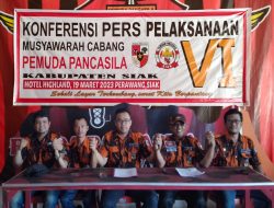 Panitia Muscab ke VI Resmi buka Pendaftaran Bakal Calon MPC Pemuda Pancasila Siak