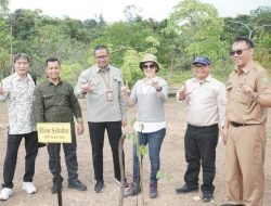 DLHK Prov Riau Bersama ASKUL, APPJ Serta APP Sinarmas Melakukan Penanaman Dikawasan Tahura SSQ